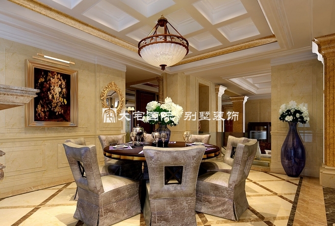 欧式精品别墅设计案例中的设计技巧