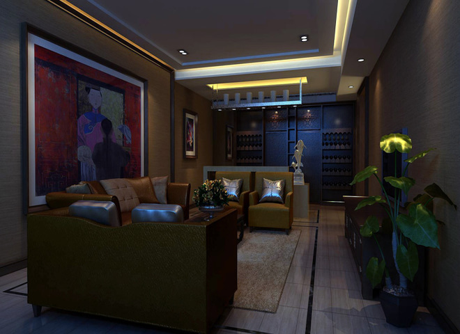 中式别墅设计效果，可以设计出新意。