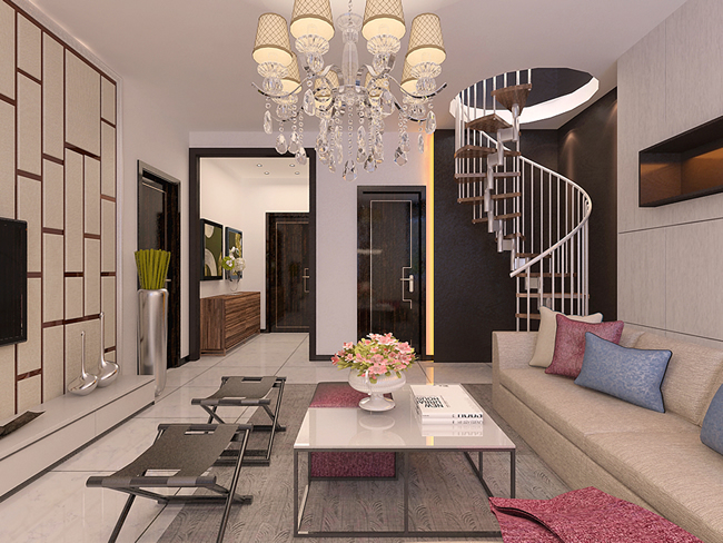  现代简中式别墅装修，学会利用创新。