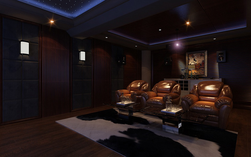 别墅影音设计效果图