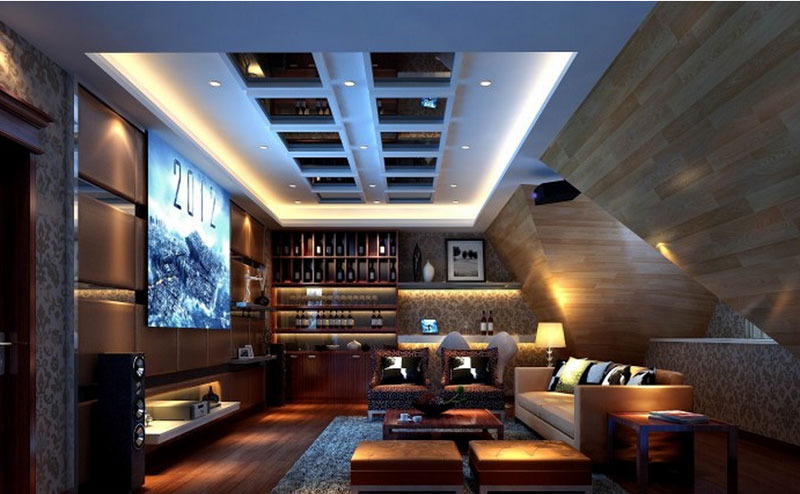 别墅影音设计效果图