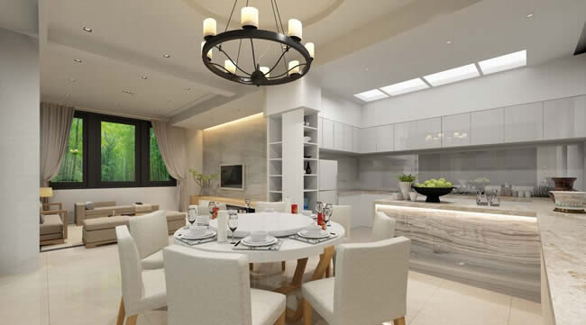 别墅设计效果图，注重以人为本的设计原则。