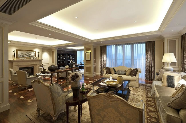 简欧风格别墅设计，注重以人为本的设计原则。