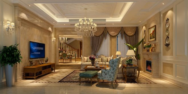 欧美风格别墅设计，注重以人为本的设计原则。