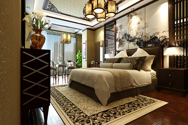 别墅卧室设计效果图，学会利用创新。