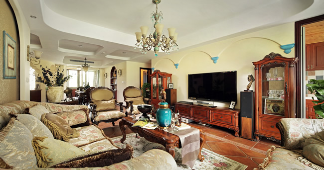 别墅设计实景图，非常强调细节之处。