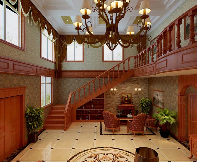 别墅室内装修设计图，力求达到完美的意境。
