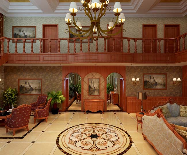 别墅室内装修设计图，展现出设计水平很重要。