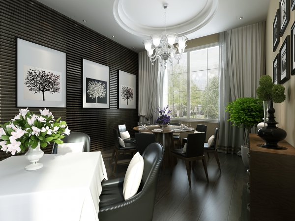 现代简约别墅装修，注重的是效果。