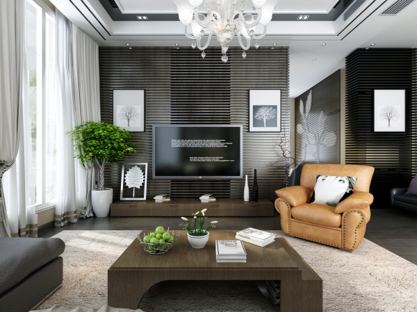 现代简约别墅装修，力求做到最完美。