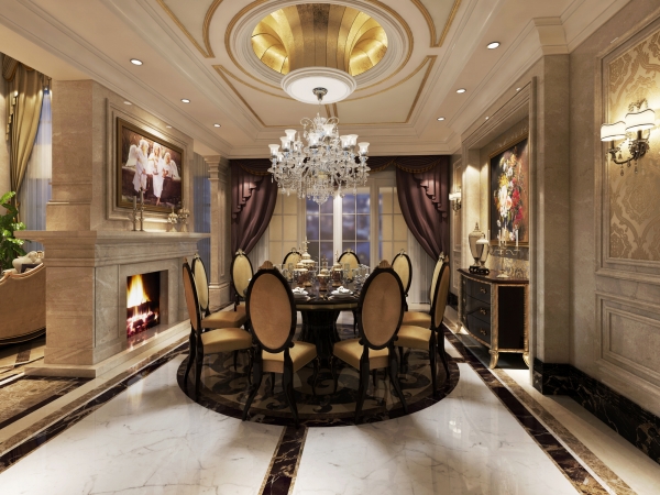 古典欧式风格别墅设计，注重细节之处。