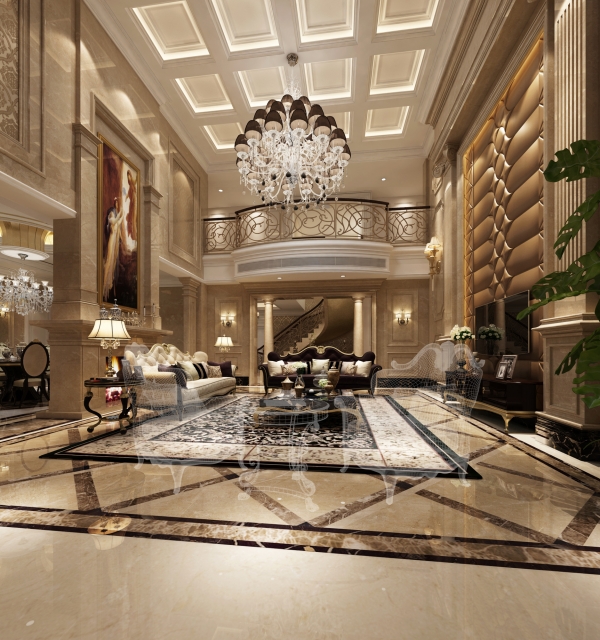 欧式风格自建别墅设计，要呈现出温馨之感。