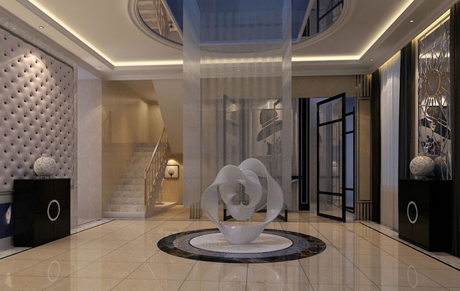 现代中式风格别墅装修，打造出完美的空间格调。