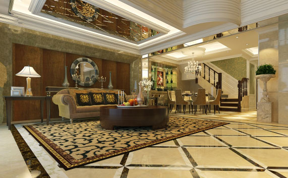 别墅客厅设计，打造出完美的空间格调。