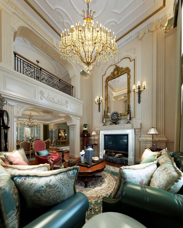 精品别墅设计效果，要呈现出温馨之感。