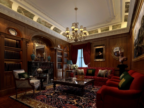 欧式风格别墅设计，注重细节。