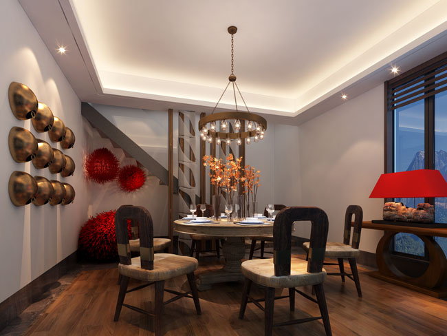 现代中式别墅装修设计，选择好的设计公司。