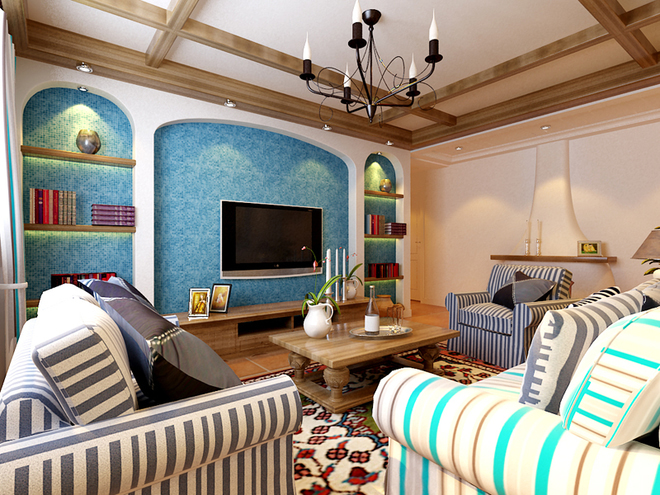 地中海风格别墅设计，完美的设计在于细节。
