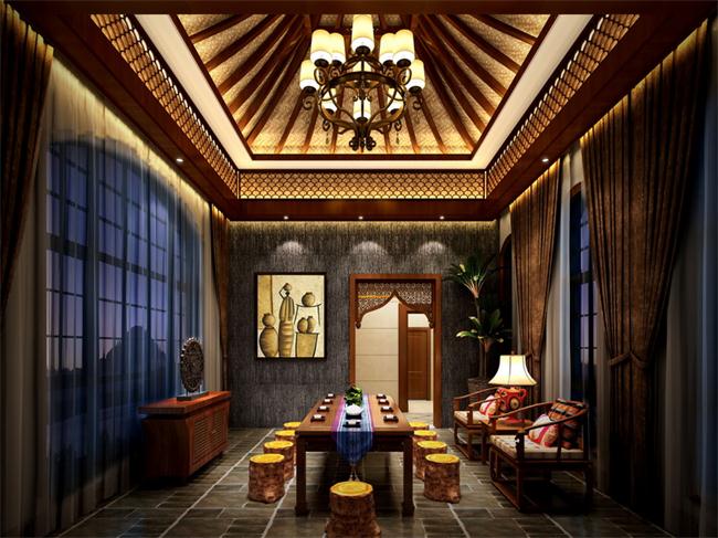 中式风格别墅设计，力求打造出最好的效果。