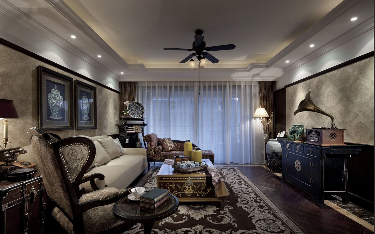 美式别墅设计，注重的是品质。
