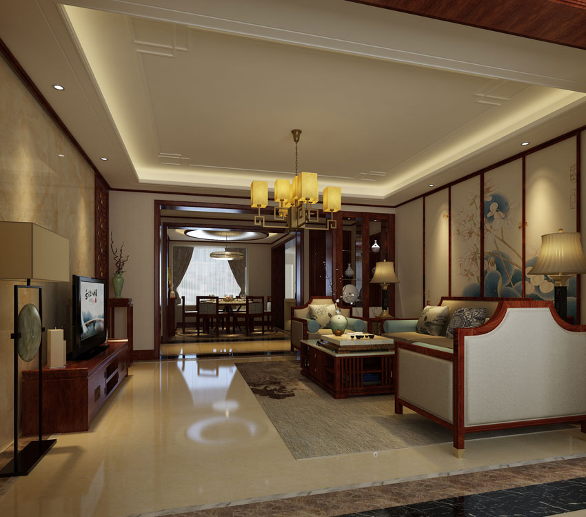 别墅新中式装修风格