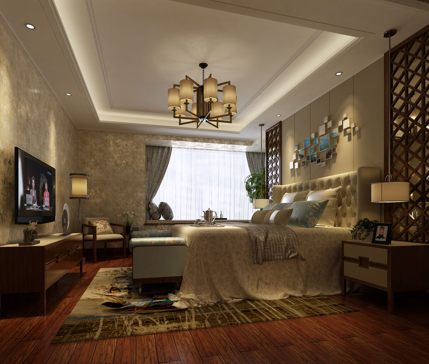 别墅新中式装修风格